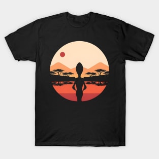 An Alien Visiting Earth T-Shirt